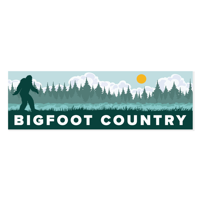 Bigfoot Country - Vinyl Sticker