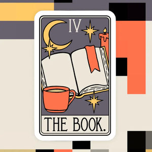 The Book Tarot Card Sticker