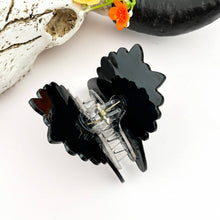 Mothman Rhinestone Acetate Hair Claw Clip: Black