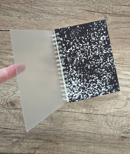 Composition Notebook - Reusable Sticker Book - 50 Pages