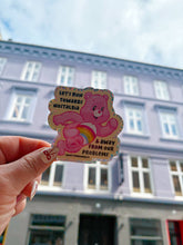 Let’s Run Towards Nostalgia Care Bear Vinyl Sticker