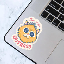 This is an Outrage! Princess Donut Sticker