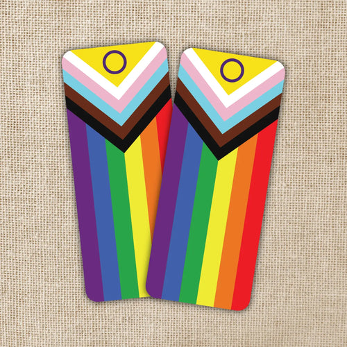 Lgbtqia+ Progressive Pride Flag Bookmark