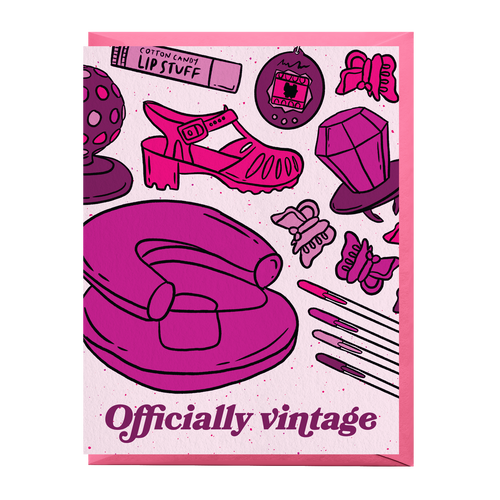 Officially Vintage 90s Card