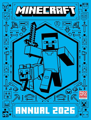 Minecraft Annual 2026: The new official fully illustrated annual – the perfect Christmas present for kids, teens, gamers and Minecraft fans of all ages! New for 2025. cover image