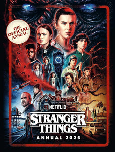 Stranger Things Annual 2026: BRAND NEW! Explore the world of Hawkins and the Upside Down in this OFFICIAL NETFLIX Annual. cover image