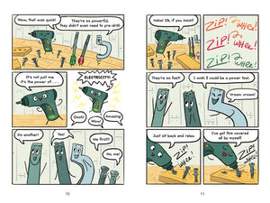 The Fix-Its: Power Up with Power Drill (I Can Read Comics Level 3) by Reul
