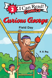 Curious George: Field Day (I Can Read Comics Level 2) cover image