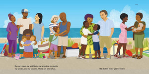 Big Family Beach Day by Crews
