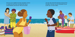 Big Family Beach Day by Crews
