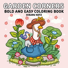 Garden Corners: Bold and Easy Coloring Book cover image