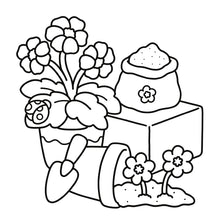Garden Corners: Bold and Easy Coloring Book, Hikaru Kotz