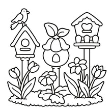 Garden Corners: Bold and Easy Coloring Book, Hikaru Kotz