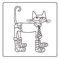 Pete the Cat: Cool & Cozy Coloring: A Coloring Book with 40 Coloring Pages By Dean