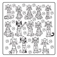 Pete the Cat: Cool & Cozy Coloring: A Coloring Book with 40 Coloring Pages By Dean