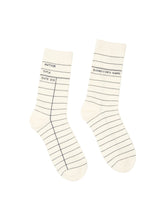 Library Card Socks - Large