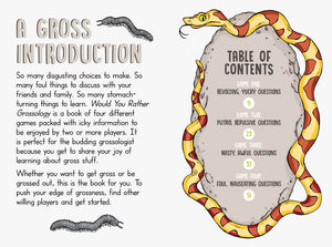 Would You Rather Grossology: A Game of Repulsive and Revolting Questions by Branzei
