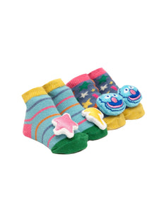 Sesame Street The Monster at the End of the Book Rattle Booties 2 Pack