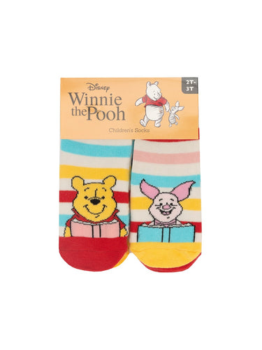 Disney: Winnie the Pooh Toddler Socks 4-Pack -2T-3T