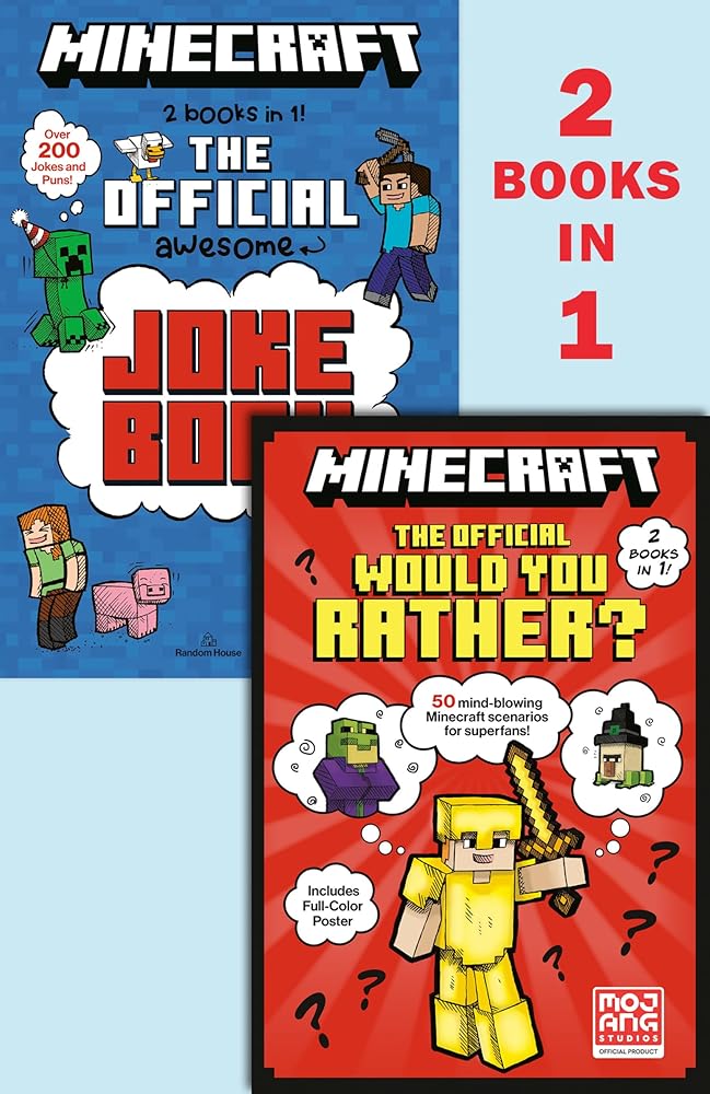 Minecraft 2-in-1: The Official Would You Rather/The Official Joke Book (Minecraft) cover image