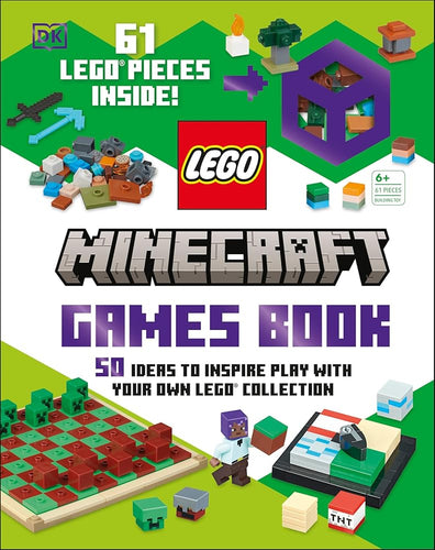 LEGO Minecraft Games Book: 50 Fun Ideas to Inspire Play with Your LEGO Collection! cover image