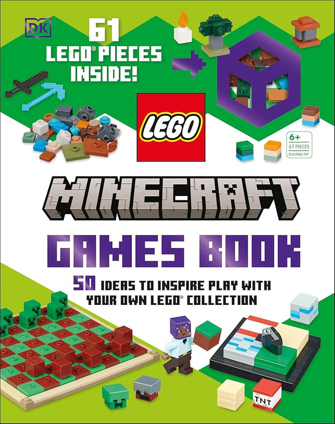 LEGO Minecraft Games Book: 50 Fun Ideas to Inspire Play with Your LEGO Collection! cover image