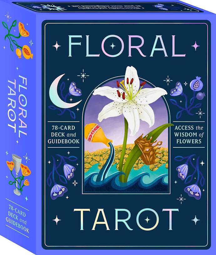 Floral Tarot: Access the Wisdom of Flowers: 78-Card Deck and Guidebook cover image