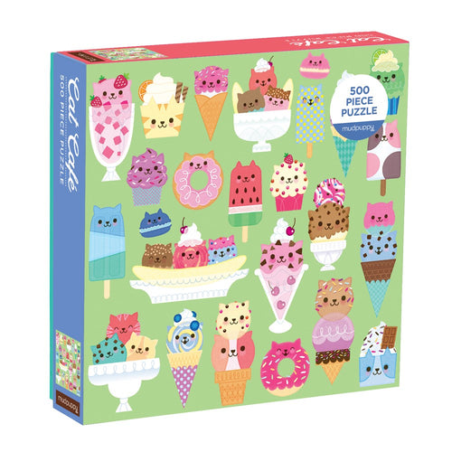 Cat Cafe 500 Pc Puzzle