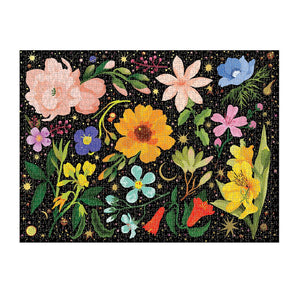 Intergalactic Flora 1000 Piece Foil Puzzle by Galison