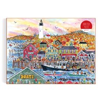 Michael Storrings Autumn By the Sea 1000 Piece Puzzle by Galison