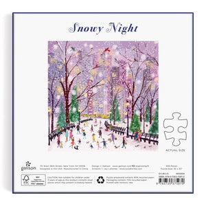 Snowy Night 500 Piece Puzzle