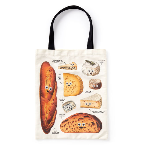 Googly Food Canvas Tote Bag
