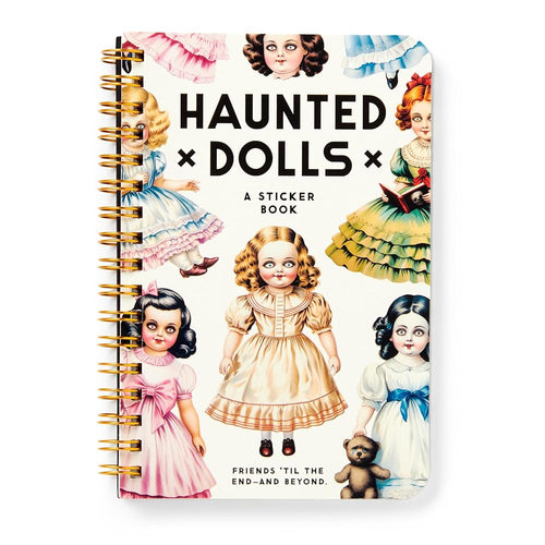 Haunted Dolls Sticker Book cover image