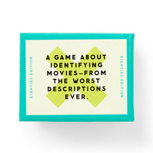 Mini Poorly Explained Movies - 80's Edition