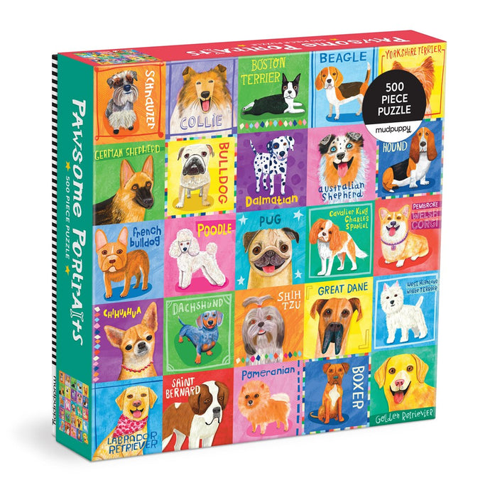 Pawsome Portraits 500 Piece Puzzle