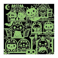 Haunted House Cats 300 Piece Glow in the Dark Puzzle by Mudpuppy