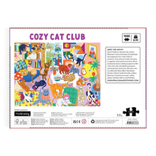 Cozy Cat Club 1000 Piece  Puzzle