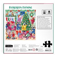 Evergreen Evening 500 Piece Family Puzzle by Mudpuppy