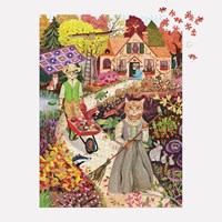Cottage Cats 1000 Piece Foil Puzzle by Galison