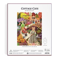 Cottage Cats 1000 Piece Foil Puzzle by Galison