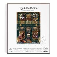 The Gilded Spine 1000 Piece Foil Puzzle by Galison