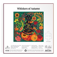 Whiskers of Autumn 500 Piece Foil Puzzle by Galison