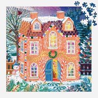 Home Sweet Holidays 500 Piece Foil Puzzle by Mudpuppy