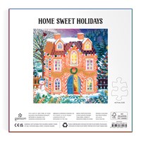 Home Sweet Holidays 500 Piece Foil Puzzle by Mudpuppy
