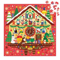 Christmas Time 500 Piece Foil Puzzle by Mudpuppy