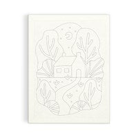 Highland Cottage Punch Needle Kit by Galison