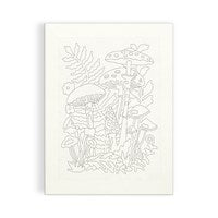 Woodland Mushrooms Punch Needle Kit by Galison