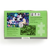 Unicorn Dreams 100 Piece Glow in the Dark Puzzle by Mudpuppy