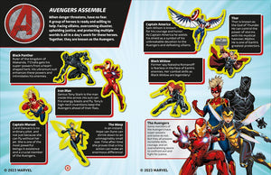 Marvel Avengers Glow in the Dark Sticker Book: With More Than 100 Stickers