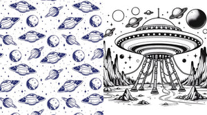 UFOs, UAPs, and Other Extra-Terrestrials: A Coloring Book That's Out of This World - More Than 100 Pages to Color